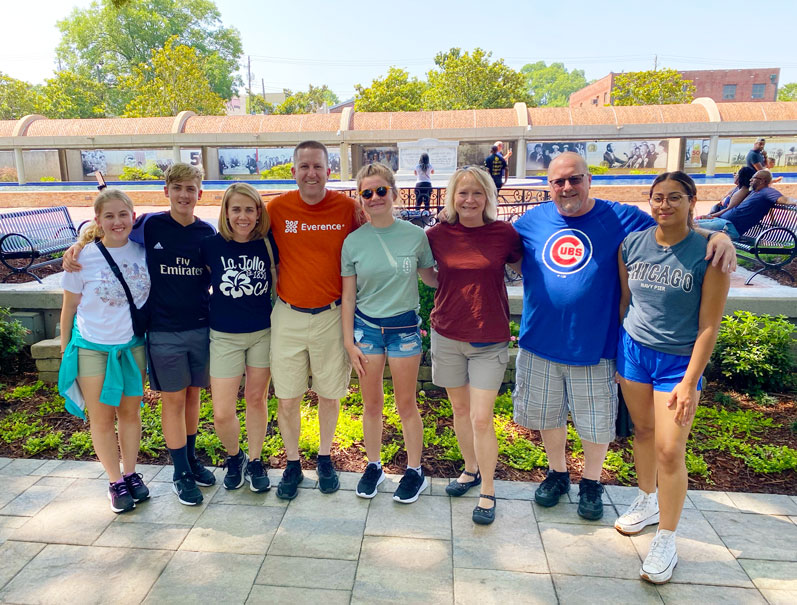 Group photo at park