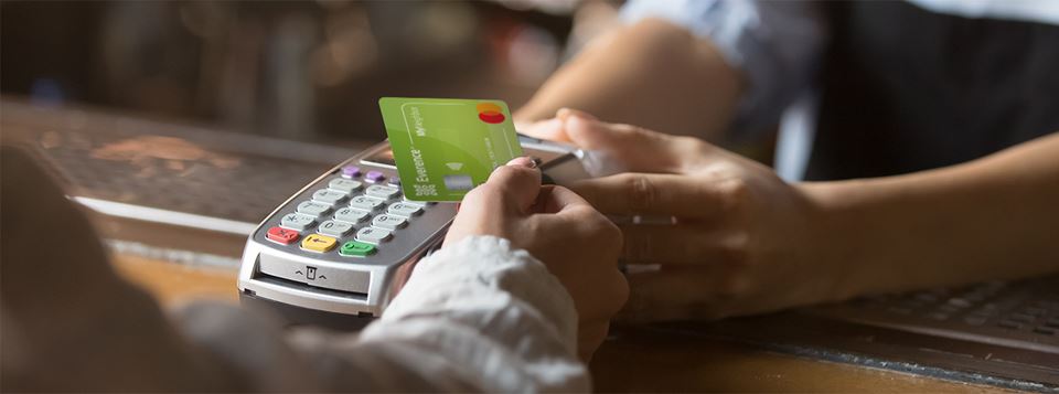 MyNeighbor Credit Card making a purchase