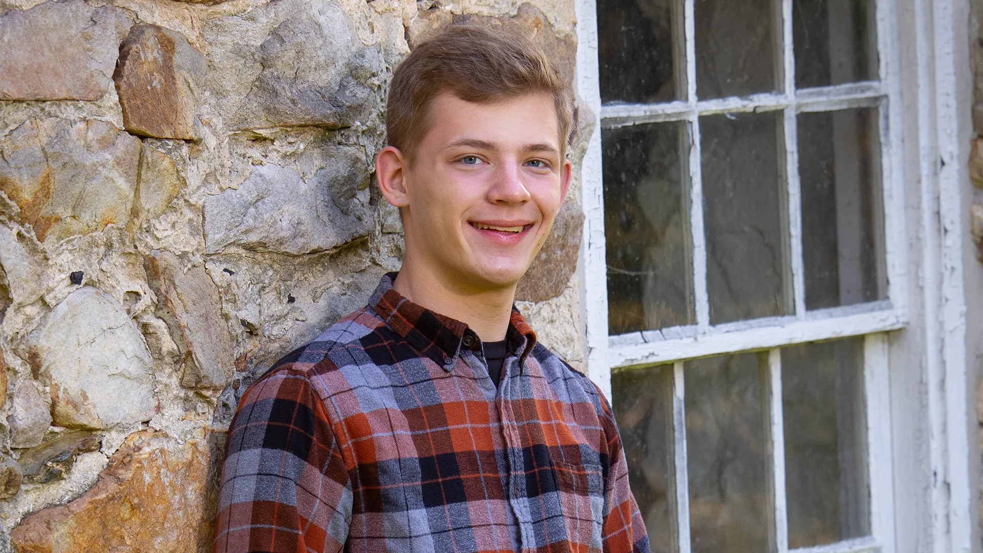 Scholarship winner Micah Sauder.
