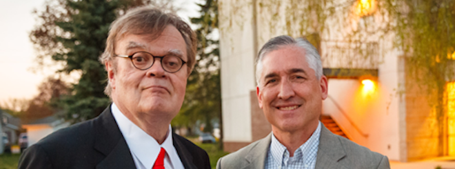 Garrison Keillor and Ken Hochstetler