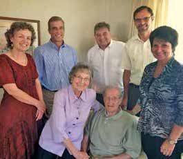 Merv and Ardith and their family