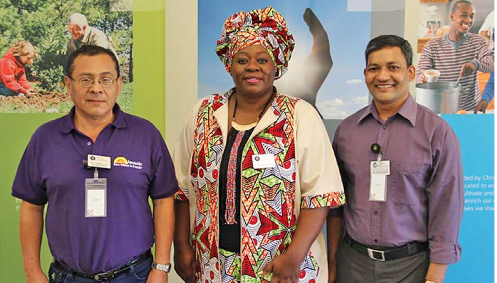 Cultivate food helpers pose for a photo
