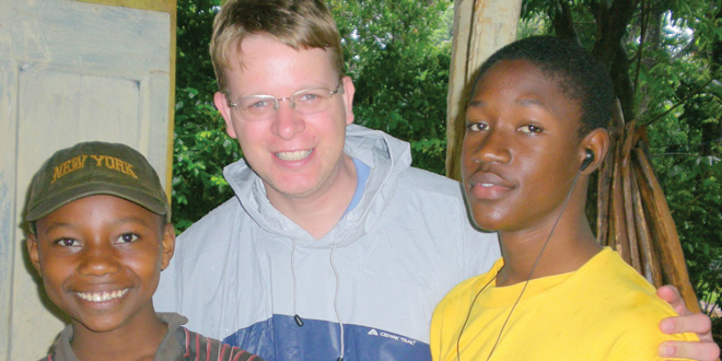 Ben Fredrick in Haiti