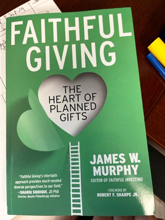 the cover of a book called "Faithful Giving"