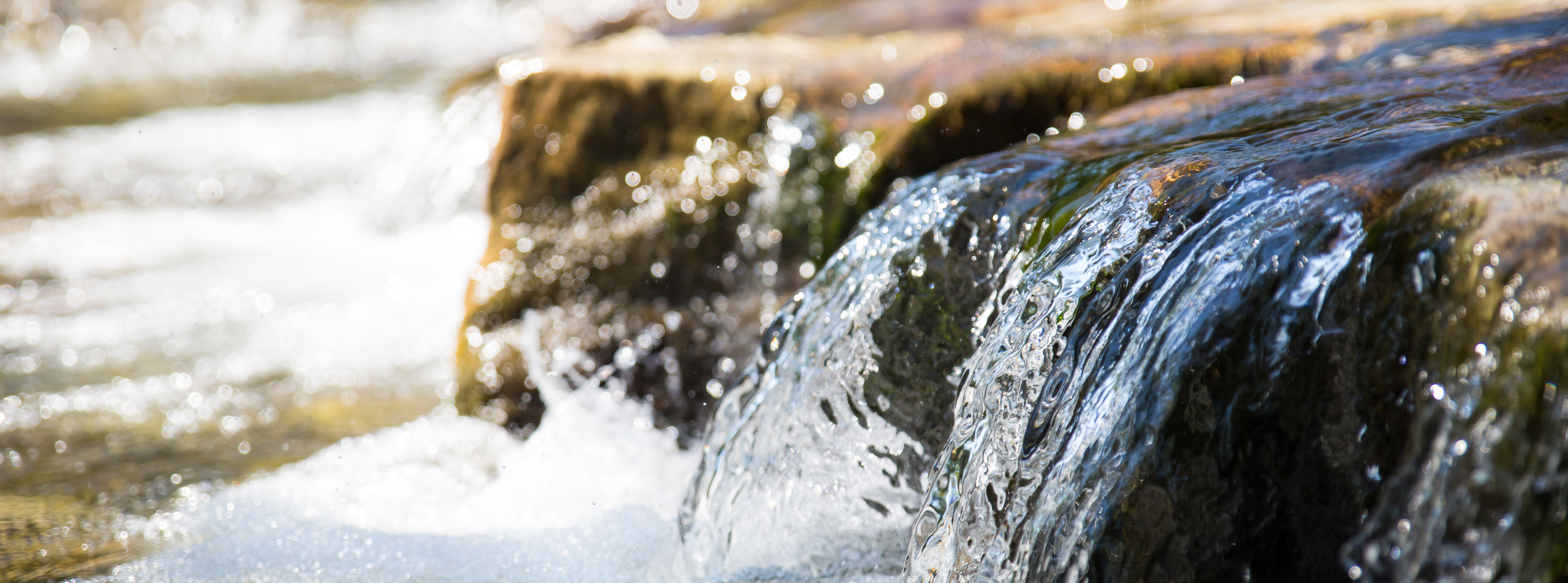 Stream flowing over rocks