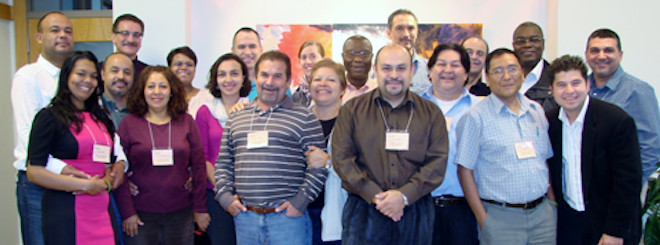 Group of pastors that visited Goshen for continued education
