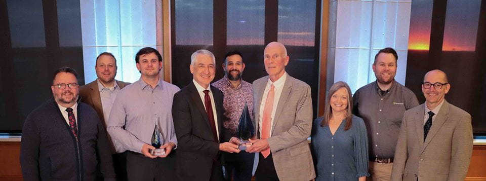 Ohio team poses with their team as Market of the Year