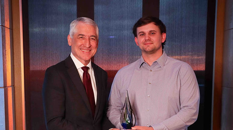Justin Wagler, Financial Consultant in Kidron, Ohio, Everence Annuities Sales Award.