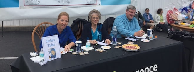 Judges at Sarasota Pie contest