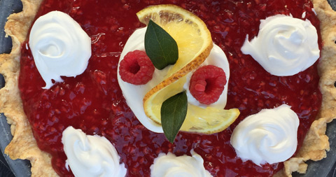 Lemon pie twist