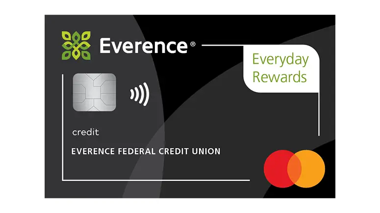 Image of the Everence Everyday Reward cash back credit card.
