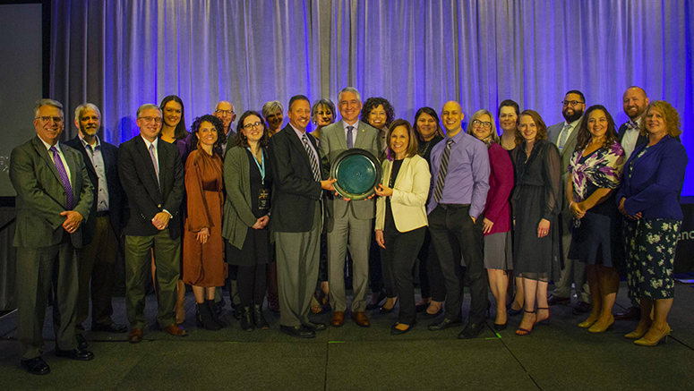Central Penn Team with commitment to excellence award