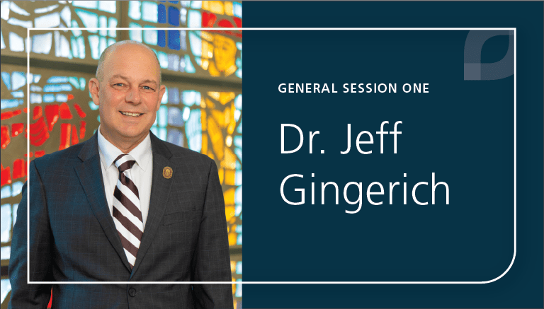 General session 1 speaker Dr. Jeff Gingerich