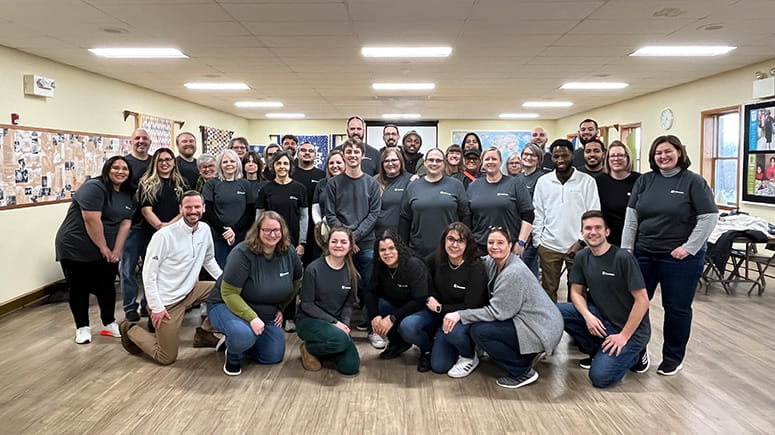 Everence team in Pennsylvania serving together at MCC
