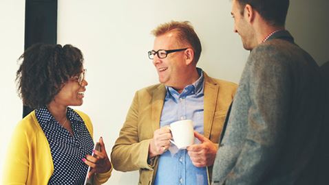 Church leaders having a conversation